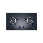 TGC TRTB62ST-G 72厘米 嵌入式雙頭煤氣爐 (黑色玻璃)